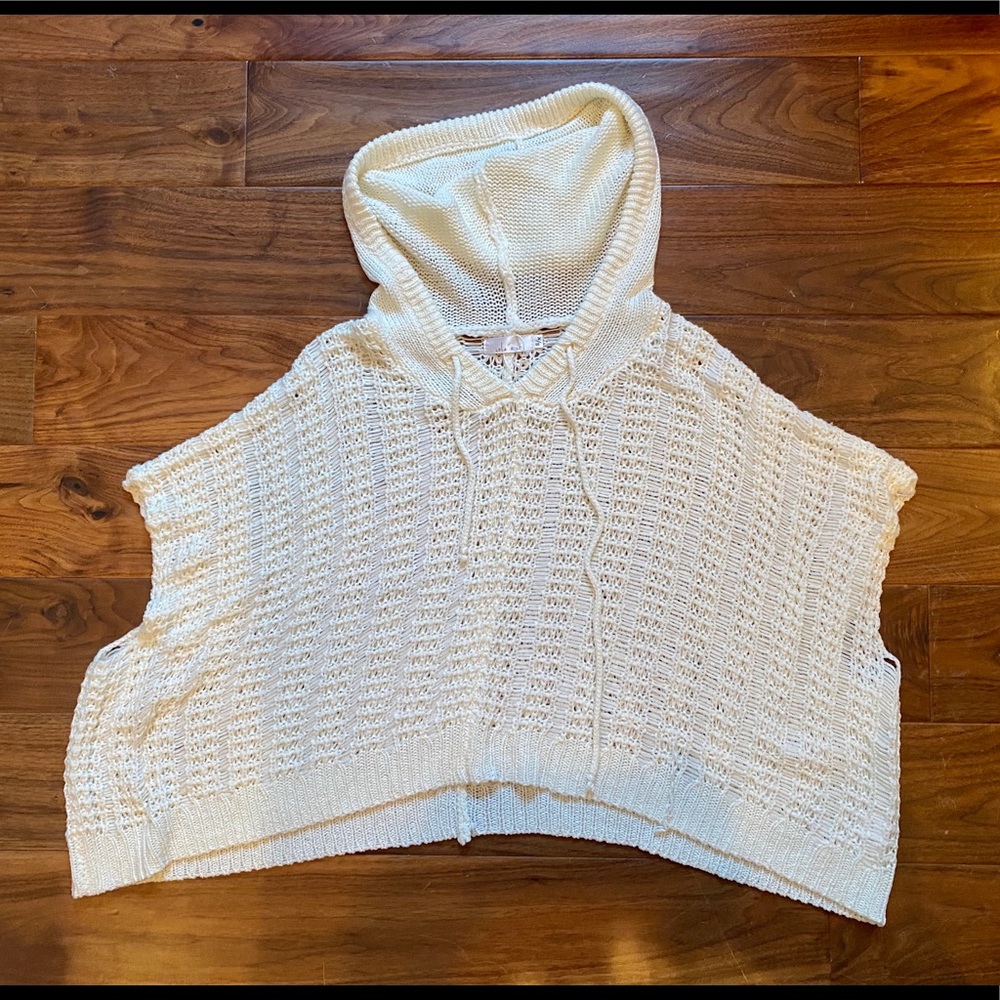 Lola x LF Cream Knit Poncho